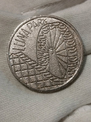 Luna Park token used, retro