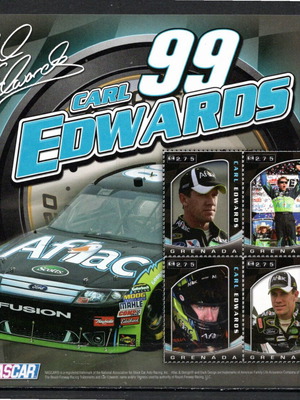 Grenada 2010 Nascar Carl Edwards φεγιέ ασφράγιστο λουξ