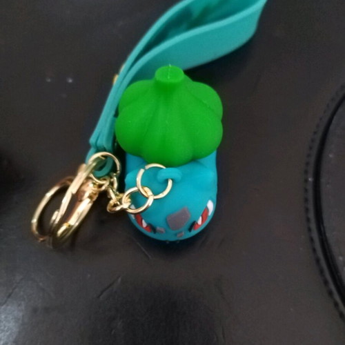 Pokemon keychain new, blue multicolor