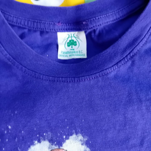 Panathinaikos basketball collectible t shirt Lessort like new