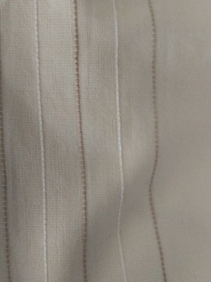 Handmade linen tablecloth with embroidery, 2.45 x 1.65 m