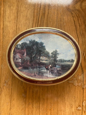 Κουτί μεταλλικό Bentley’s of London Art Collection Fruit Bonbons No.1 Constable μεταχειρισμένο, vintage 1990
