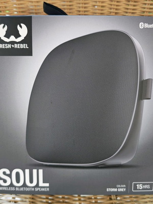Fresh 'n Rebel Soul Bluetooth Speaker new, Storm Grey