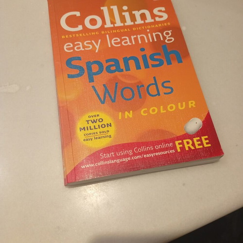 Collins Easy Learning Spanish Words book like new