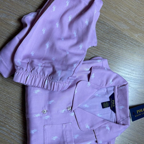 Ralph Lauren sleepwear set, pink, size 7Y
