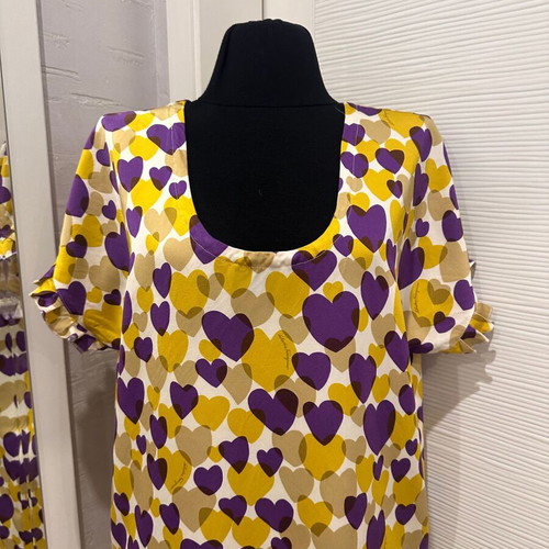 Salvatore Ferragamo dress size M used, colorful