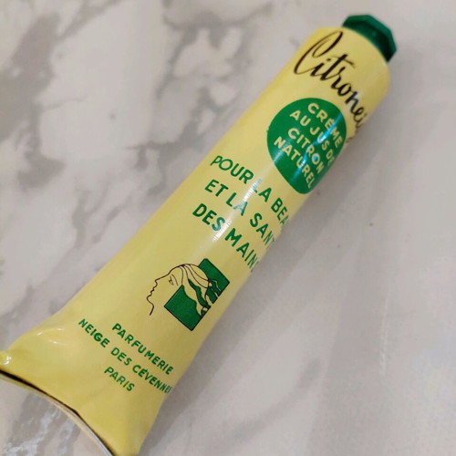 Vintage Citroneige women's cream packaging used, 1960s