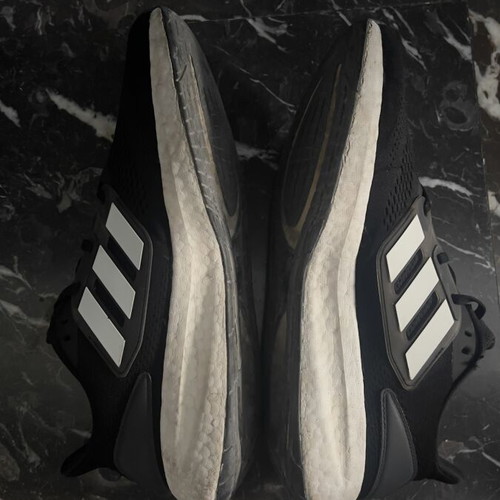 Adidas Pureboost 22 Black White size EU 46 used