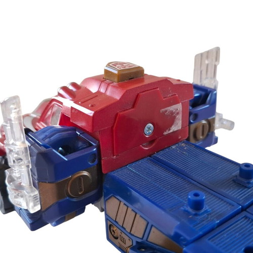 Transformers Armada Super Class Optimus Prime with Sparkplug 2002 used