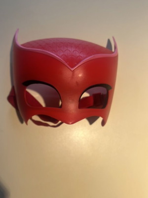 Παιδική μάσκα PJ Masks Owlette, κόκκινο πλαστικό