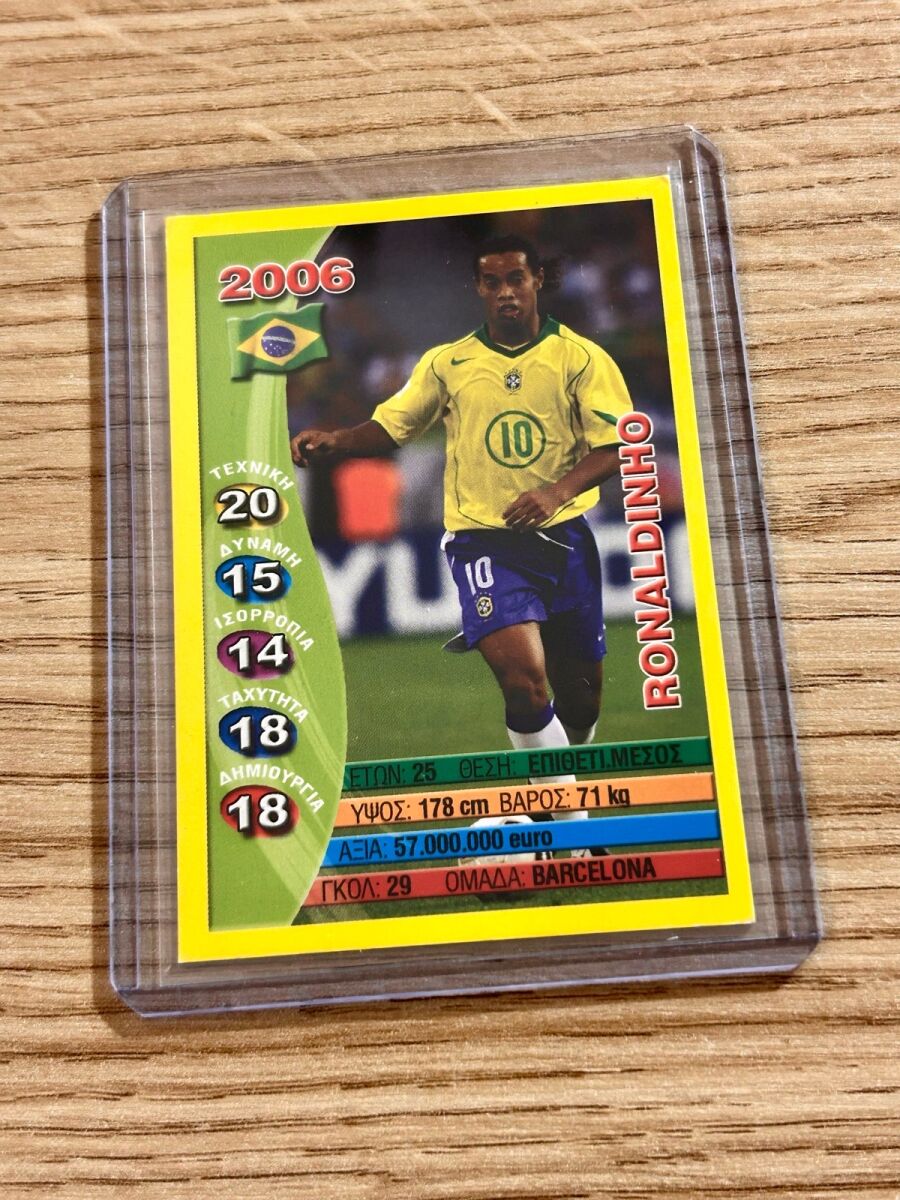Ronaldinho Brazil World Cup 2006 card used - € 10,00 - Vendora.cy