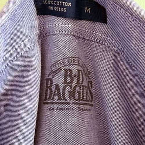 B.D. Baggies men's shirt size M cotton like new gray
