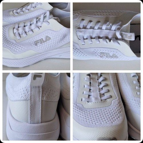 Fila sports sneakers, white, insole 25 cm