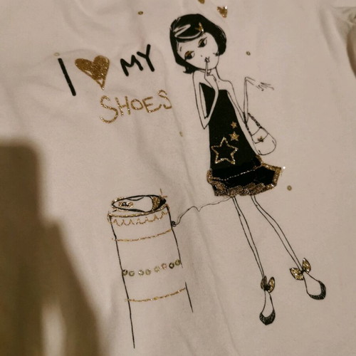 Orchestra dress for girl 7-8 years like new, black and gold