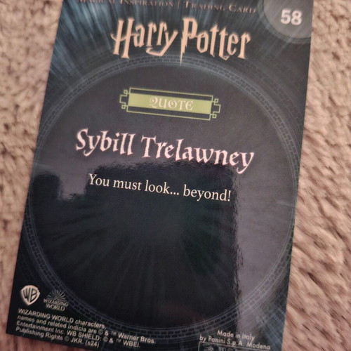 Harry Potter Sybill Trelawney collectible card new