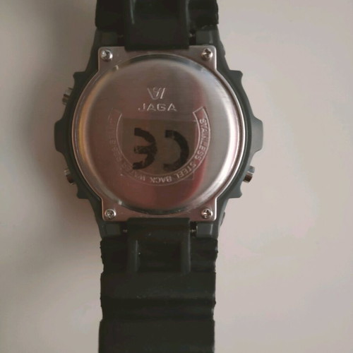 JAGA wristwatch waterproof used functional