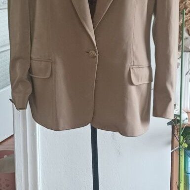 Vintage oversized καφέ σακάκι POLATOF μεταχειρισμένο, μέγεθος 44