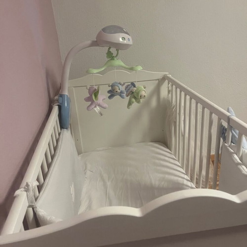 IKEA baby cot 60x120cm with anatomical bamboo mattress