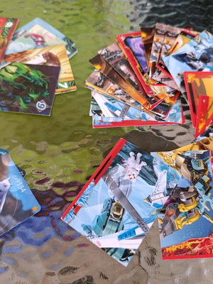 Gormiti Pokémon Lego cards used, pack of 35 pieces