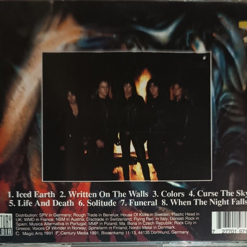 Iced Earth CD like new, debut power metal album