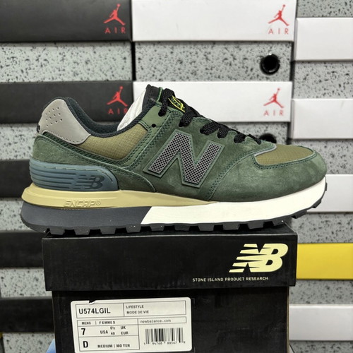 New Balance x Stone Island 574 sneakers, green