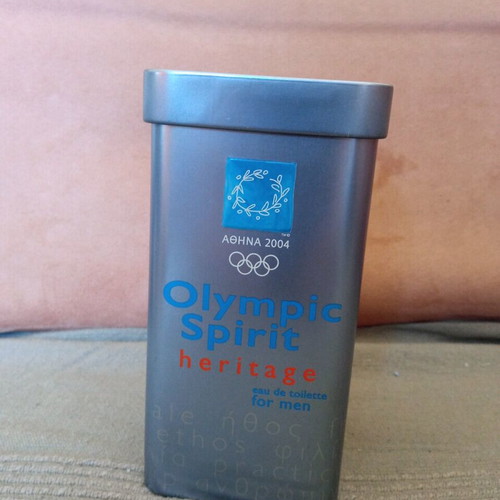 Olympic Games 2004 collectible cologne new in metal box