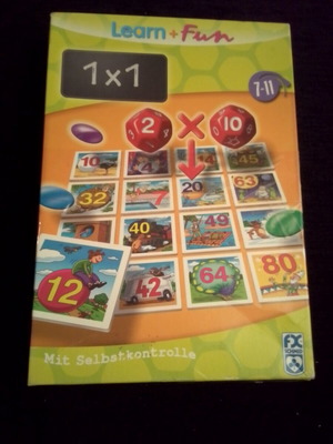 Learn + Fun 1x1 FX Schmid board game used