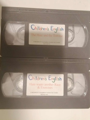Children's English video cassette used
