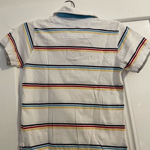Tu Boys' Striped Polo Shirt Used, Size 7 Years