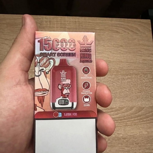 Bang King Vape 15k new, Lush Ice flavor, 2% nicotine