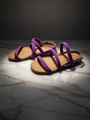 Ugg Mytis Pink Fuchsia Suede Strappy Sandals Size 37 Like New