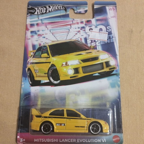 Hot Wheels Mitsubishi Lancer Evolution VI 1:64 new in original packaging