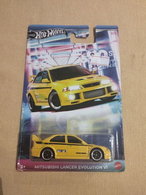 Hot Wheels Mitsubishi Lancer Evolution VI 1:64 new in original packaging