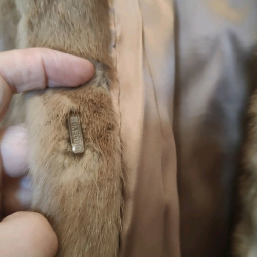 Mink Fur Jacket like new, beige brown, size M