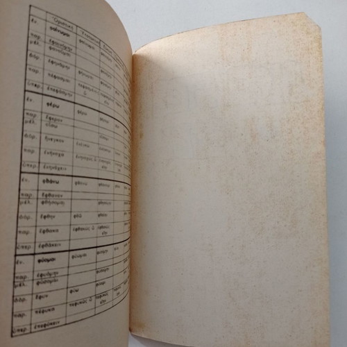 Lexicon of Irregular Verbs used, Ioannou Th. Rossi, old edition