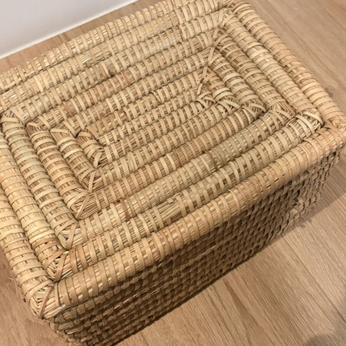 Zara Home wicker storage baskets like new