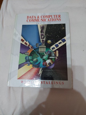 Data and Computer Communications 6th Edition by William Stallings like new, English