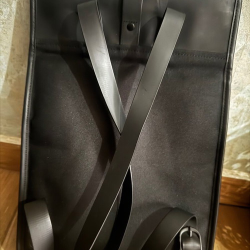 Rains backpack used, waterproof, black