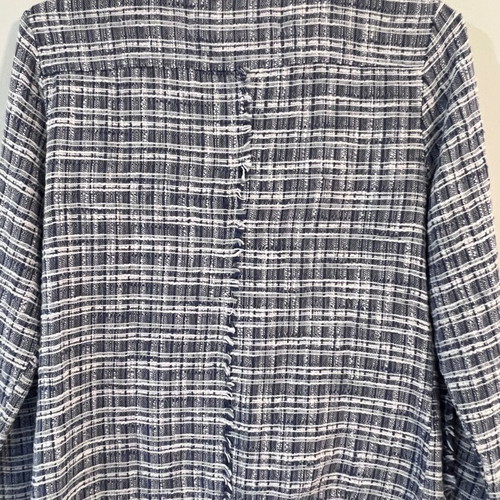 Line of Oslo cotton tweed bouclé jacket