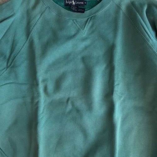Ralph Lauren long-sleeve sweatshirt used, turquoise, size S