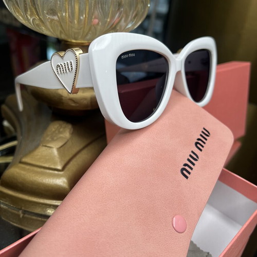 Miu Miu Women's Sunglasses New White