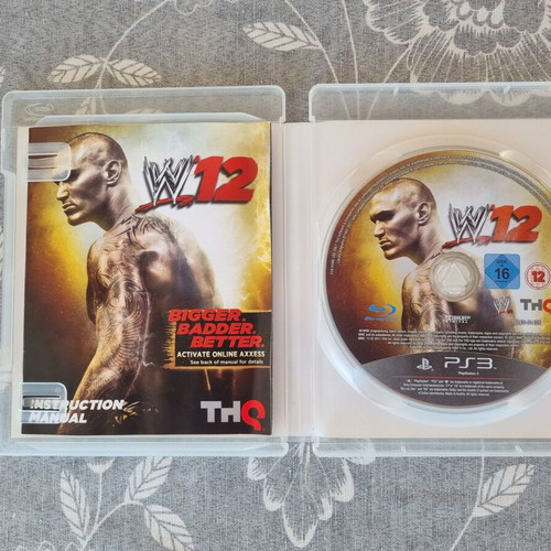 WWE 12 PlayStation 3 game like new, fighting sports