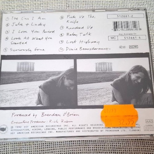 Dan Baird Love Songs For The Hearing Impaired CD, rock