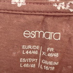 Esmara floral blouse 100% organic cotton L/XL, like new, nursing friendly