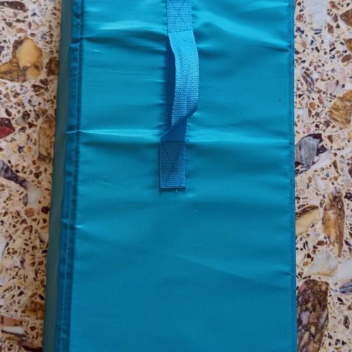 Foldable Travel Playpen with Mattress and Wheels, Like New