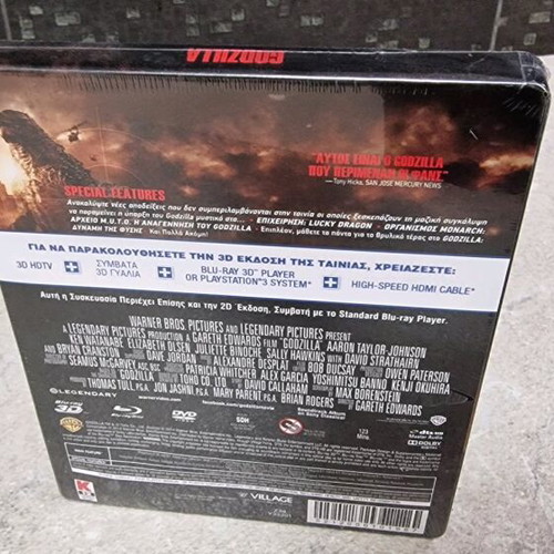 Godzilla (2014) 2D + 3D Steelbook collector's edition new with subtitles