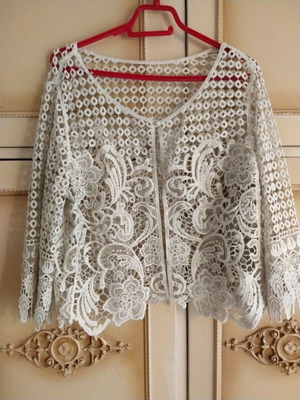 Lace cardigan new, ideal over dress