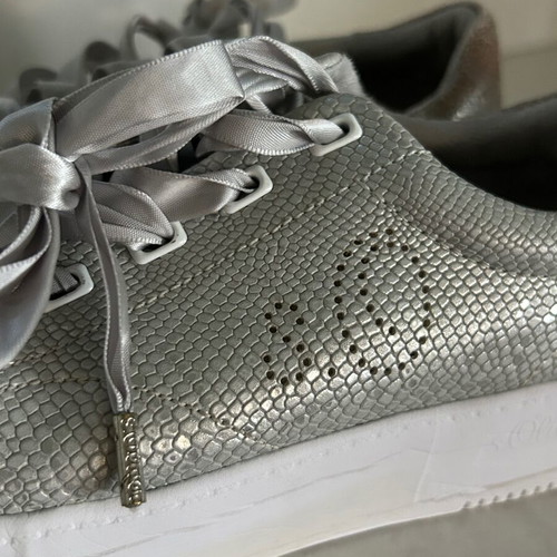 S. Oliver women's silver sneakers size 36