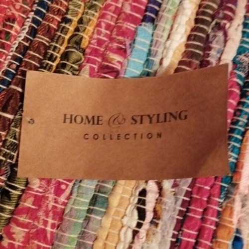 Rag rugs new, two pieces approx. 1.20x2 m each