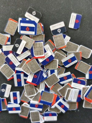 Sim cards like new, pack of 100, inactive